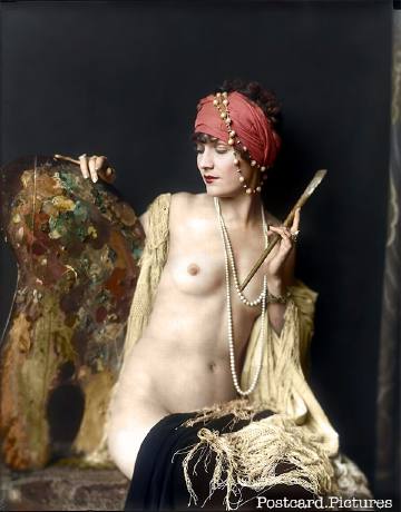 Unidentified sitter (TODO) — Library of Congress — colorized