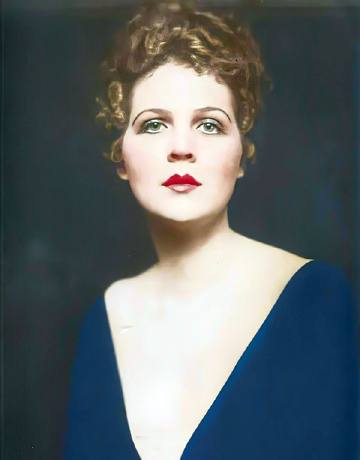 Barbara Dean — Ziegfeld Girls — colorized