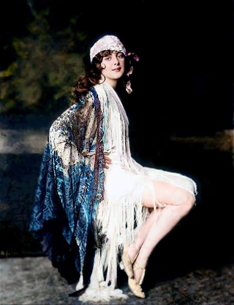 Billie Dove — Ziegfeld Girls — colorized