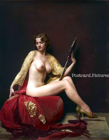 Dorothy Flood — Ziegfeld Girls — colorized