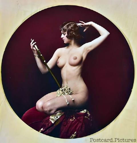 Dorothy Flood — Ziegfeld Girls — colorized