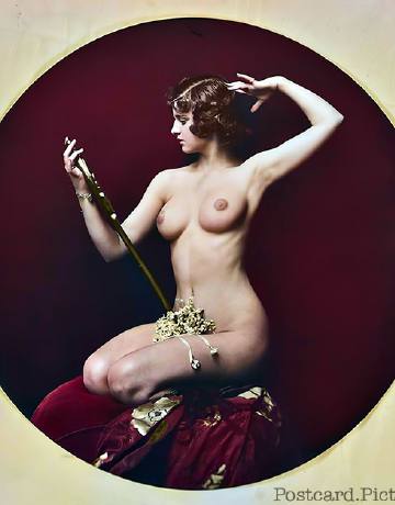 Dorothy Flood — Ziegfeld Girls — colorized