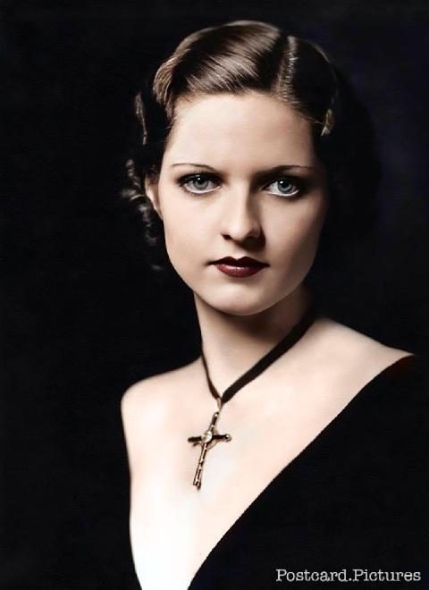 Dorothy Flood — Ziegfeld Girls — colorized