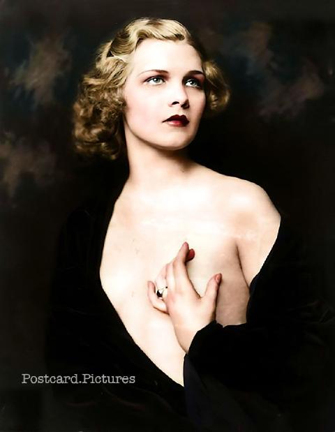 Drucilla Strain — Ziegfeld Girls — colorized
