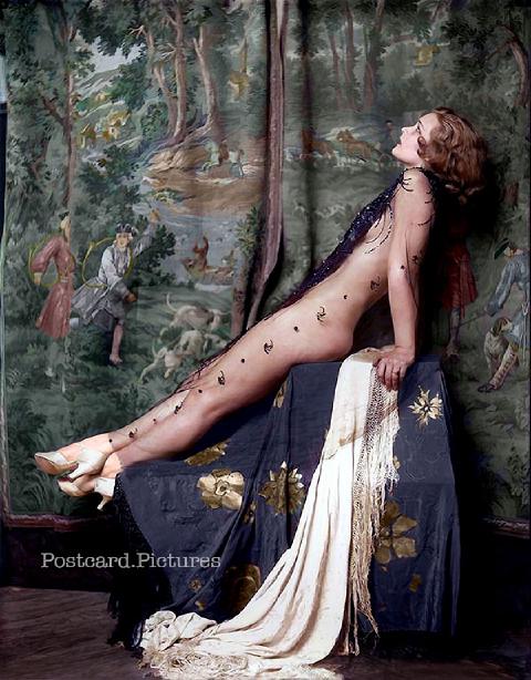 Drucilla Strain — Ziegfeld Girls — colorized