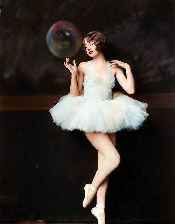 Helen Brown — Ziegfeld Girls — colorized