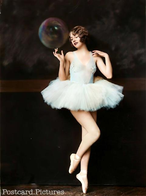 Helen Brown — Ziegfeld Girls — colorized
