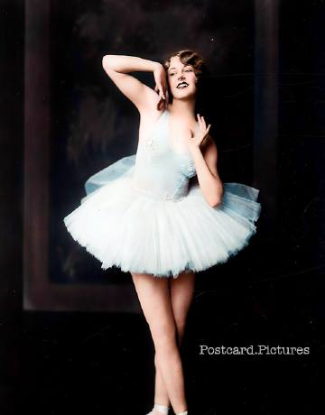 Helen Brown — Ziegfeld Girls — colorized