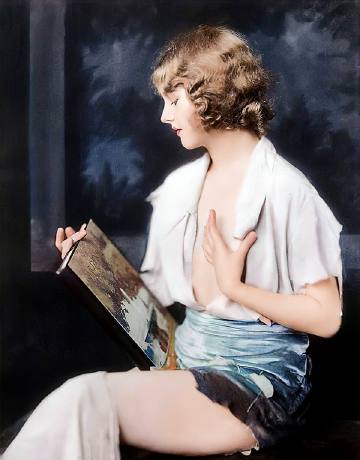 Helen Brown — Ziegfeld Girls — colorized