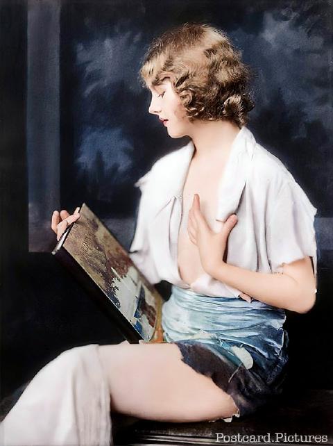 Helen Brown — Ziegfeld Girls — colorized