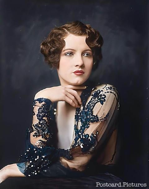 Jean Ackerman — Ziegfeld Girls — colorized