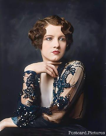 Jean Ackerman — Ziegfeld Girls — colorized