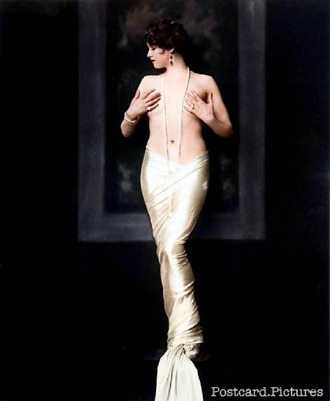 Jean Ackerman — Ziegfeld Girls — colorized