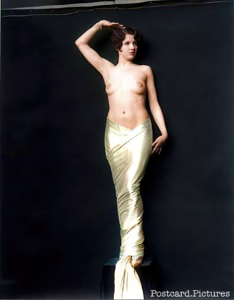 Jean Ackerman — Ziegfeld Girls — colorized