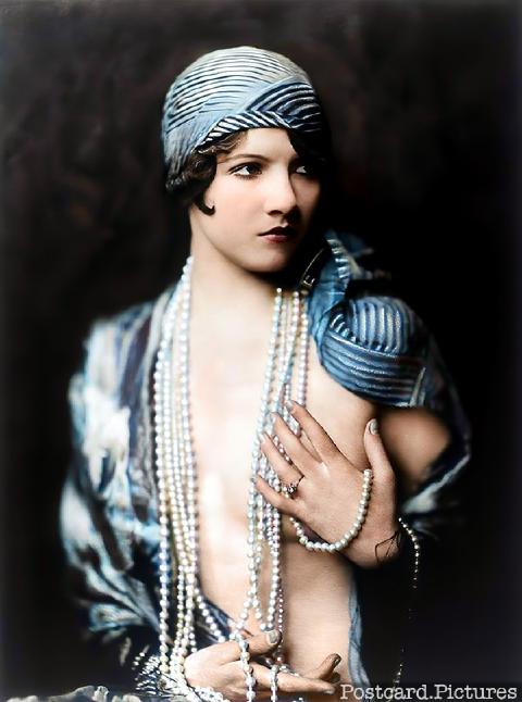 Jean Ackerman — Ziegfeld Girls — colorized