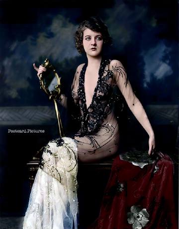 Katherine Burke — Ziegfeld Girls — colorized