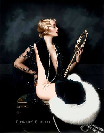 Muriel Finley — Ziegfeld Girls — colorized