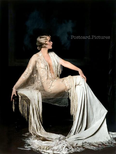 Muriel Finley — Ziegfeld Girls — colorized