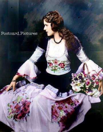 Naomi Johnson — Ziegfeld Girls — colorized