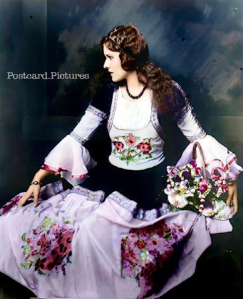 Naomi Johnson — Ziegfeld Girls — colorized