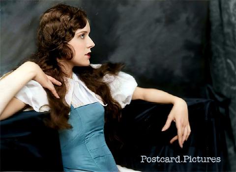 Naomi Johnson — Ziegfeld Girls — colorized