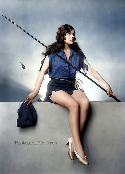 Naomi Johnson — Ziegfeld Girls — colorized