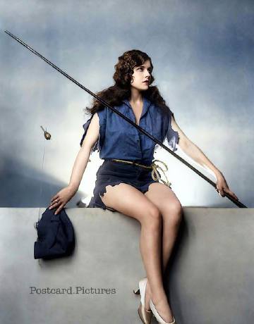 Naomi Johnson — Ziegfeld Girls — colorized