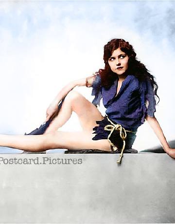 Naomi Johnson — Ziegfeld Girls — colorized
