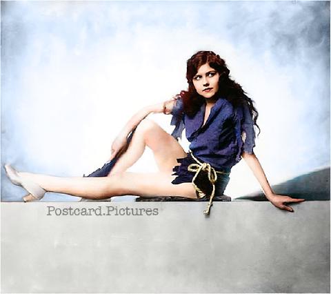 Naomi Johnson — Ziegfeld Girls — colorized