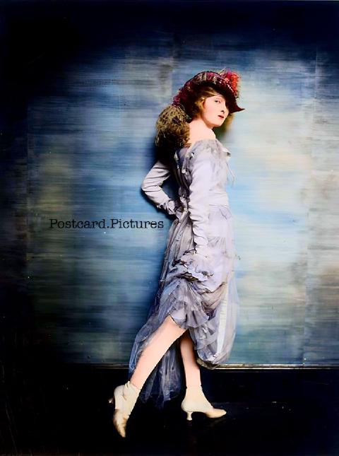 Peggy Hopkins Joyce — Ziegfeld Girls — colorized