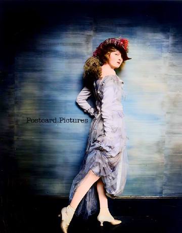 Peggy Hopkins Joyce — Ziegfeld Girls — colorized