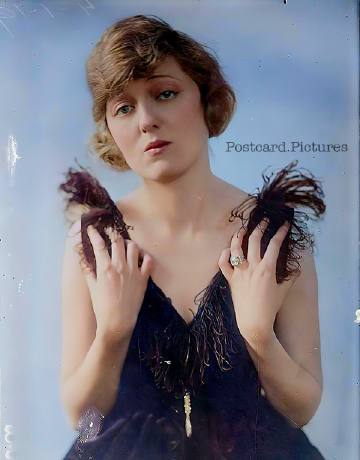 Peggy Hopkins Joyce — Ziegfeld Girls — colorized