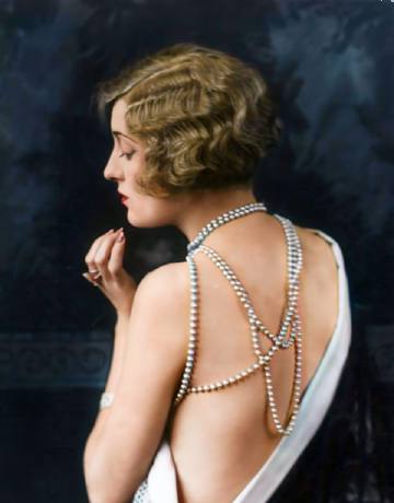 Peggy Hopkins Joyce — Ziegfeld Girls — colorized