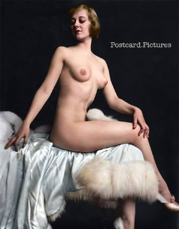 Peggy Hopkins Joyce — Ziegfeld Girls — colorized