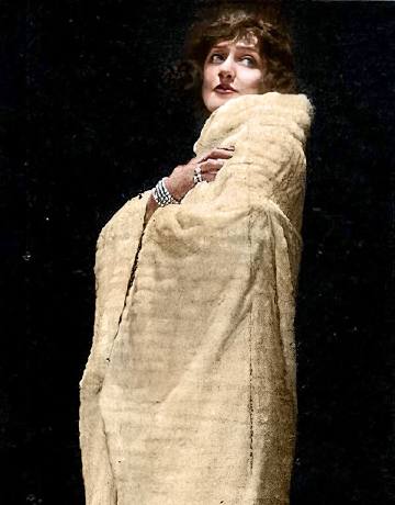Peggy Hopkins Joyce — Ziegfeld Girls — colorized