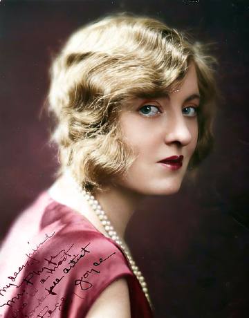 Peggy Hopkins Joyce — Ziegfeld Girls — colorized