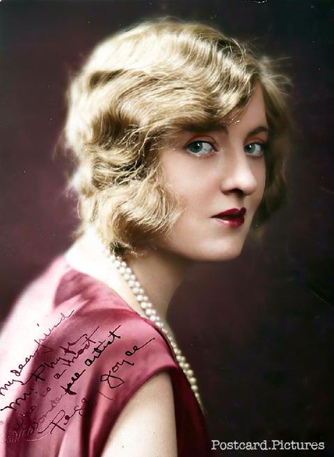 Peggy Hopkins Joyce — Ziegfeld Girls — colorized